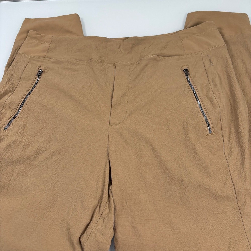 Athleta Womens 12 Tan Trekkie North Jogger Hiking Outdoor Pants Activewear